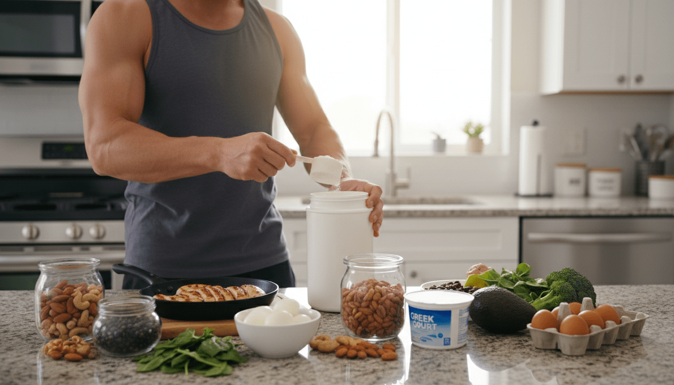 découvrez combien de protéines consommer chaque jour pour optimiser votre prise de muscle grâce à notre calcul simple et efficace.