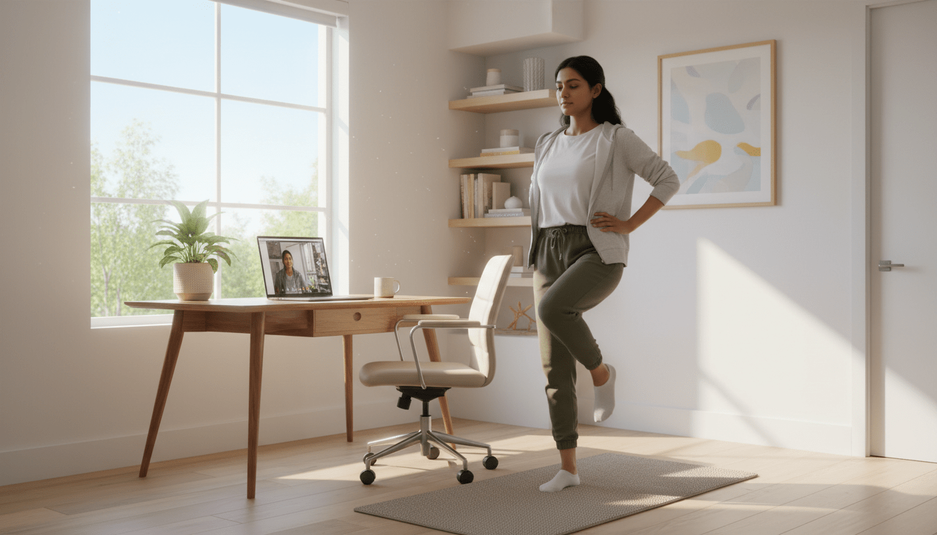 découvrez 5 exercices simples à pratiquer en télétravail pour rester actif et en forme entre deux réunions, sans quitter votre espace de travail.